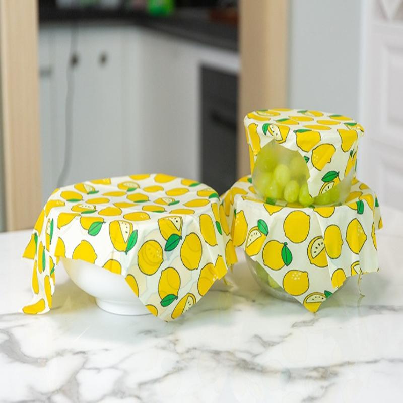Beeswax Sheet Roll - 【S】3 แผ่น ฟิล์มห่ออาหารจากขี้ผึ้ง แบบม้วน ใช้ซ้ำได้ เป็นมิตรกับสิ่งแวดล้อม