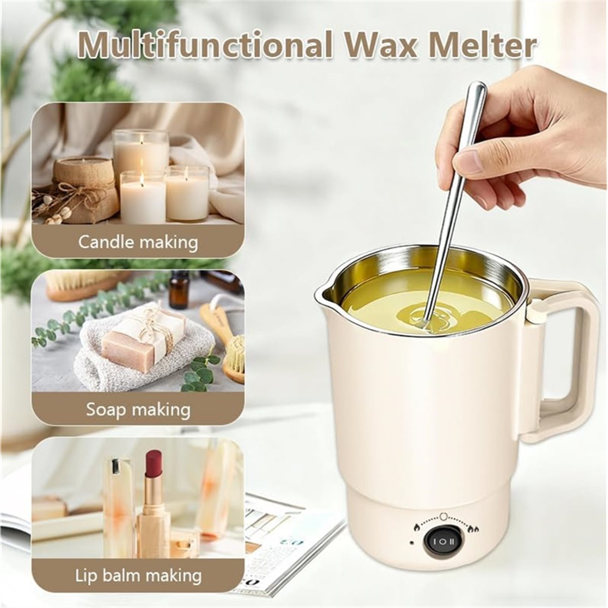 ชุดหม้อหลอมขี้ผึ้งไฟฟ้ารุ่นใหม - Candle Supplies Uk บทวิจารณ์และราคา