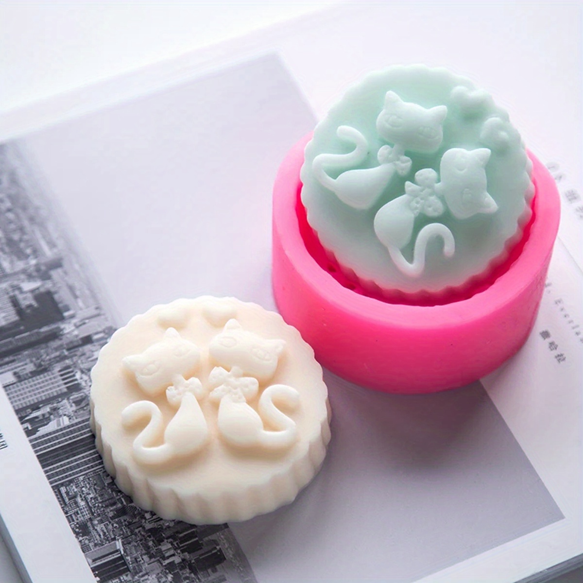 แม่พิมพ์สบู่ซิลิโคนรูปแมว 1 ชิ - Candle Supplies Tins บทวิจารณ์และราคา