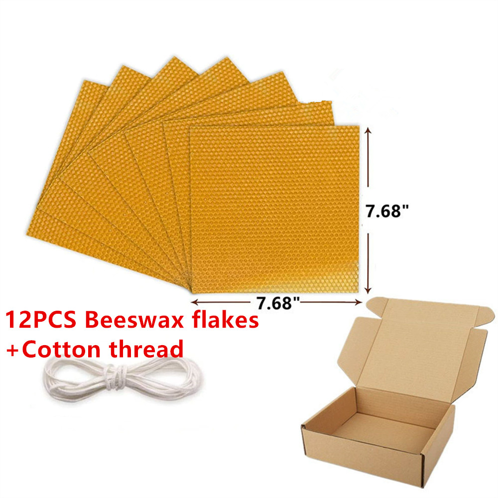 ชุดแผ่นขี้ผึ้งบาง 12 ชิ้น สำหร - Beeswax Sheet Roll บทวิจารณ์และราคา